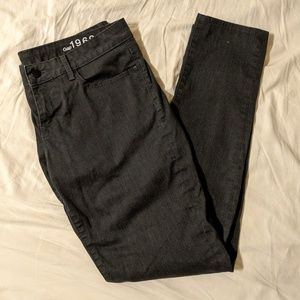 GAP 1969 always skinny gray jeans